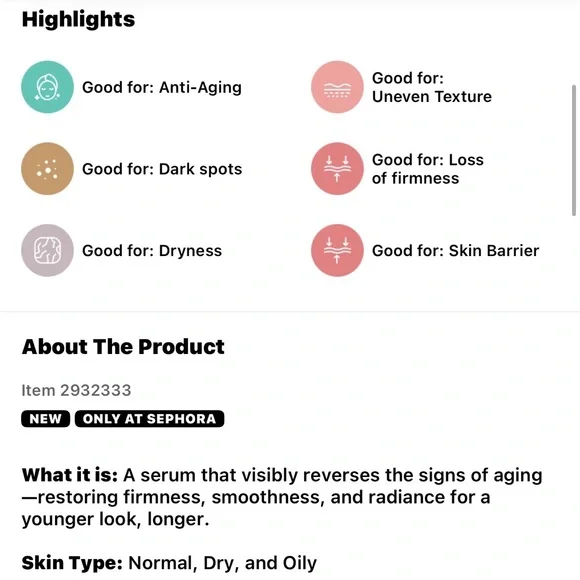 NIB Paula's Choice Cellular Youth Longevity Serum